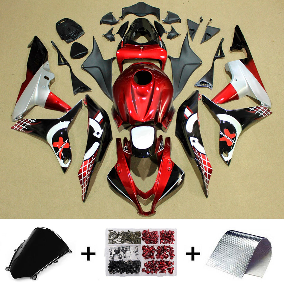 ホンダ CBR600RR 2007-2008 F5 用 ABS樹脂製インジェクションフェアリングキット
