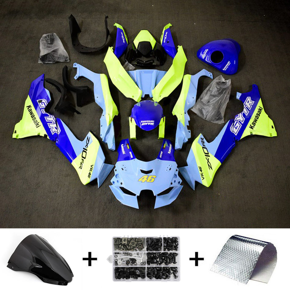2021-2024 カワサキ ZX-10R ZX-10RR インジェクションフェアリングキット ボディワーク ABS