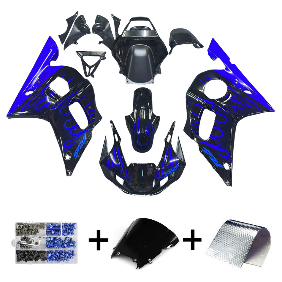 1998-2002 ヤマハ YZF R6 インジェクション フェアリング ボディワーク キット #17