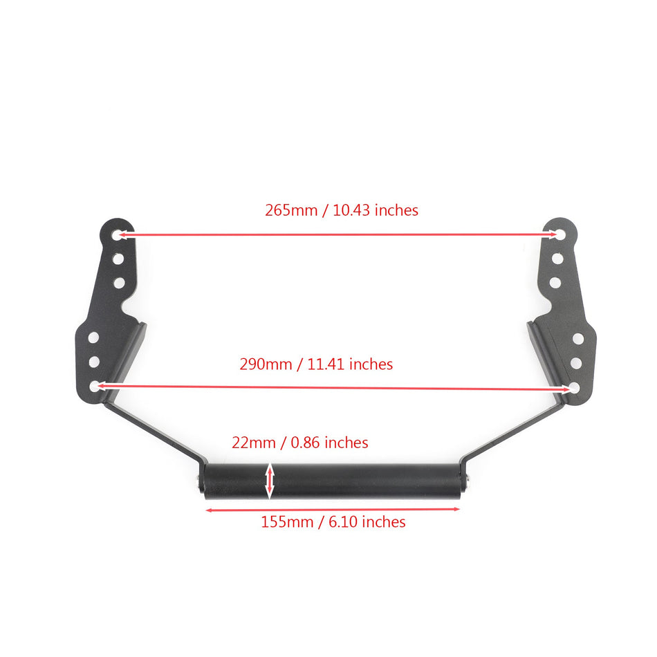 GPS 電話ブラケット ホルダー ロッド 22mm バー スズキ DL1000 XT V-Strom 2017-2019 に適合