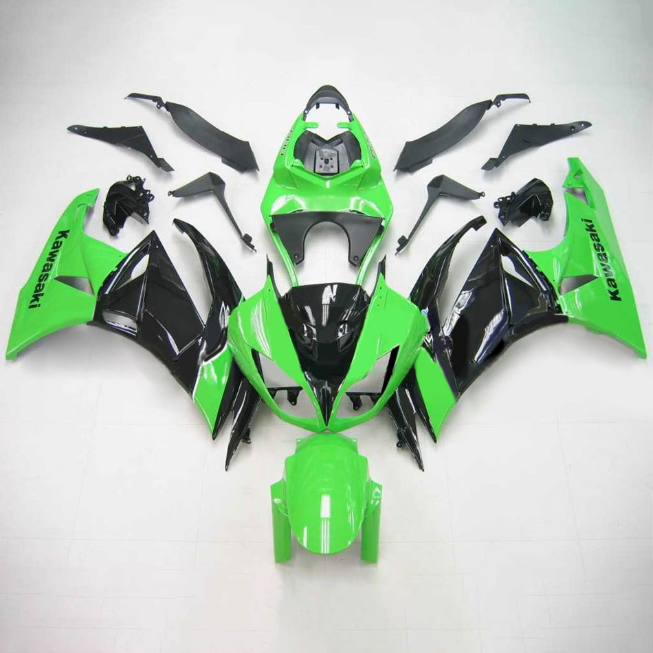 2009-2012 カワサキ ZX6R 636 Amotopart インジェクションフェアリングキット ボディワーク プラスチック ABS #104