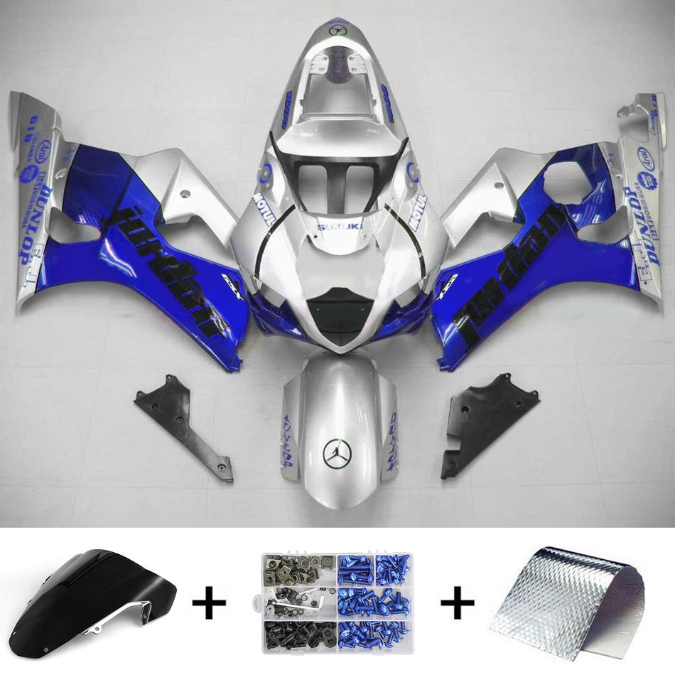 2003-2004 スズキ GSXR1000 K3 Amotopart インジェクションフェアリングキット ボディワーク プラスチック ABS #113