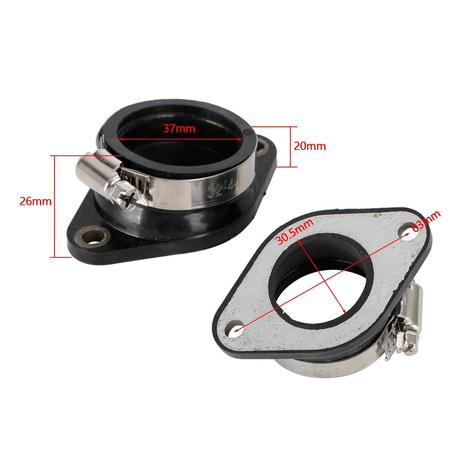 ホンダ 68-73 CB350 CL350 SL350 16211-286-040 2xインテークマニホールドブーツキャブレター