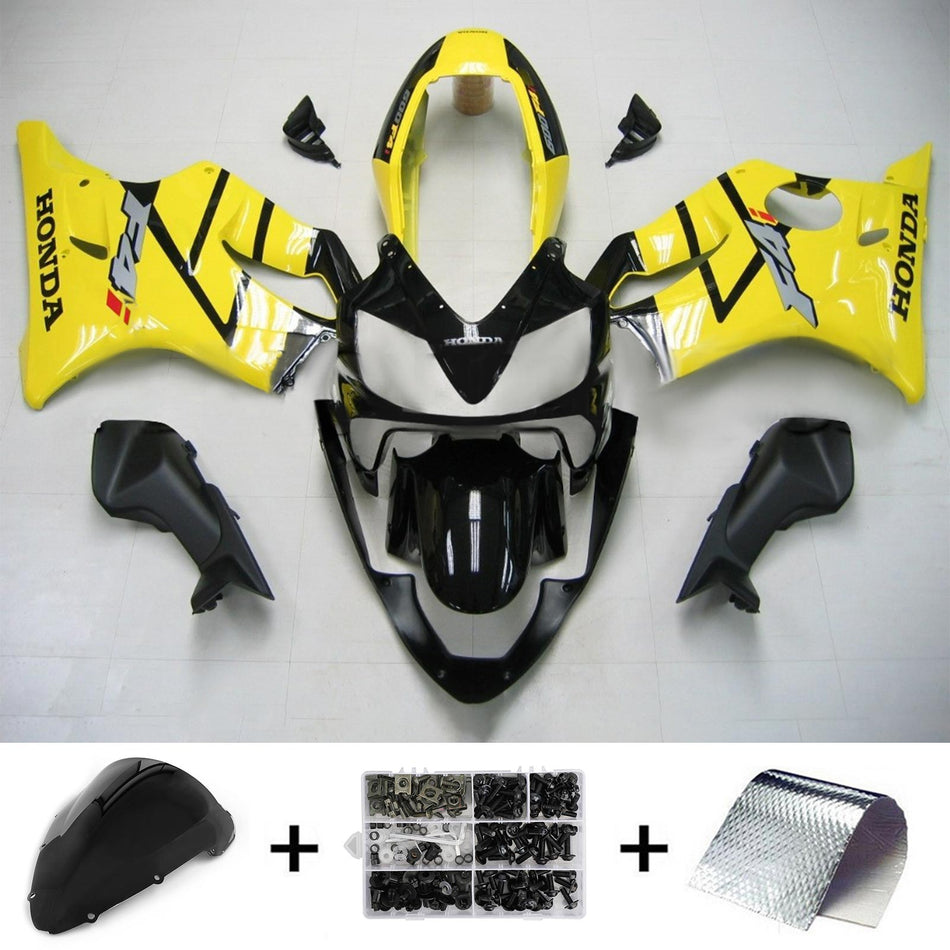 2004-2007 ホンダ CBR600 F4i Amotopart インジェクションフェアリングキット ボディワーク プラスチック ABS #130