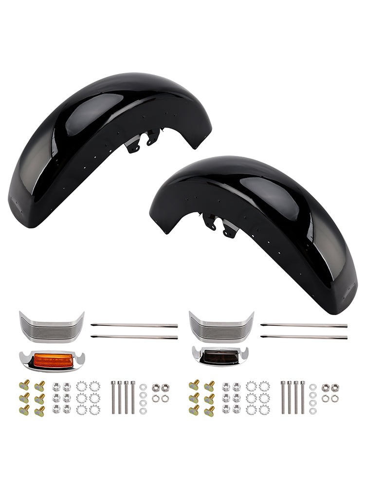 2014-2024 ツーリング エレクトラ グライド ウルトラ リミテッド スチール フロントフェンダー マッドガード