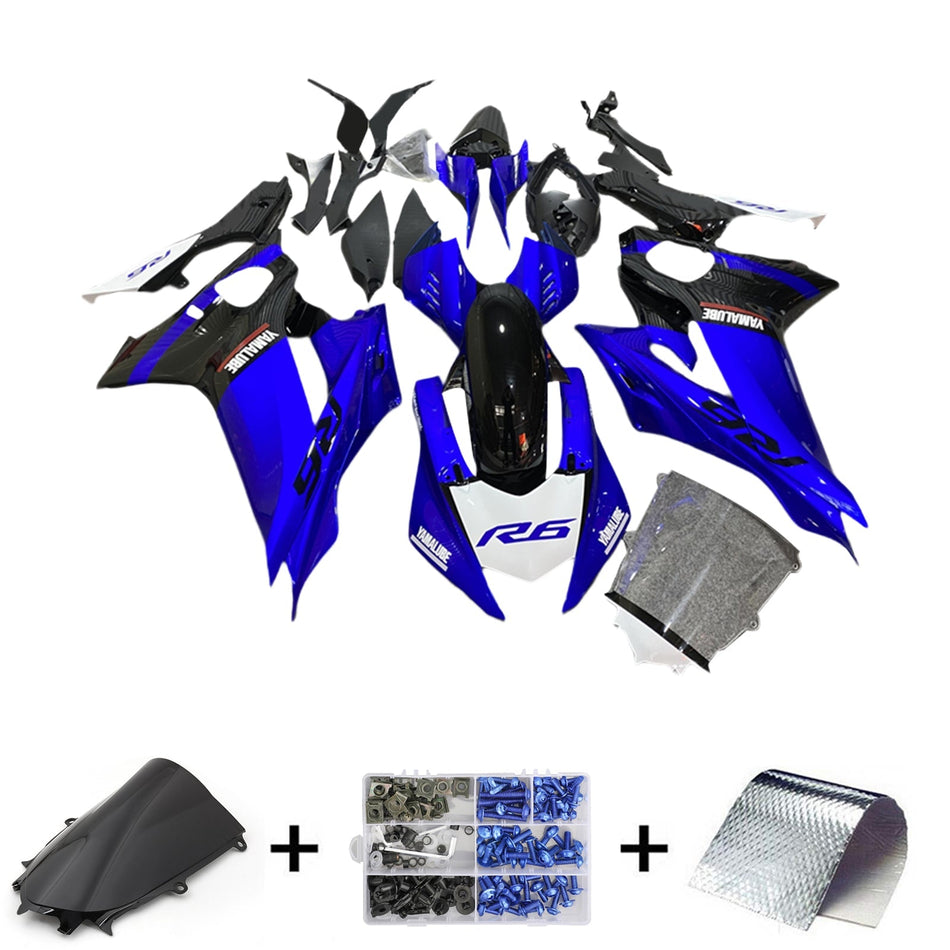 2017-2022 ヤマハ YZF-R6 フェアリングキット ボディワーク プラスチック ABS