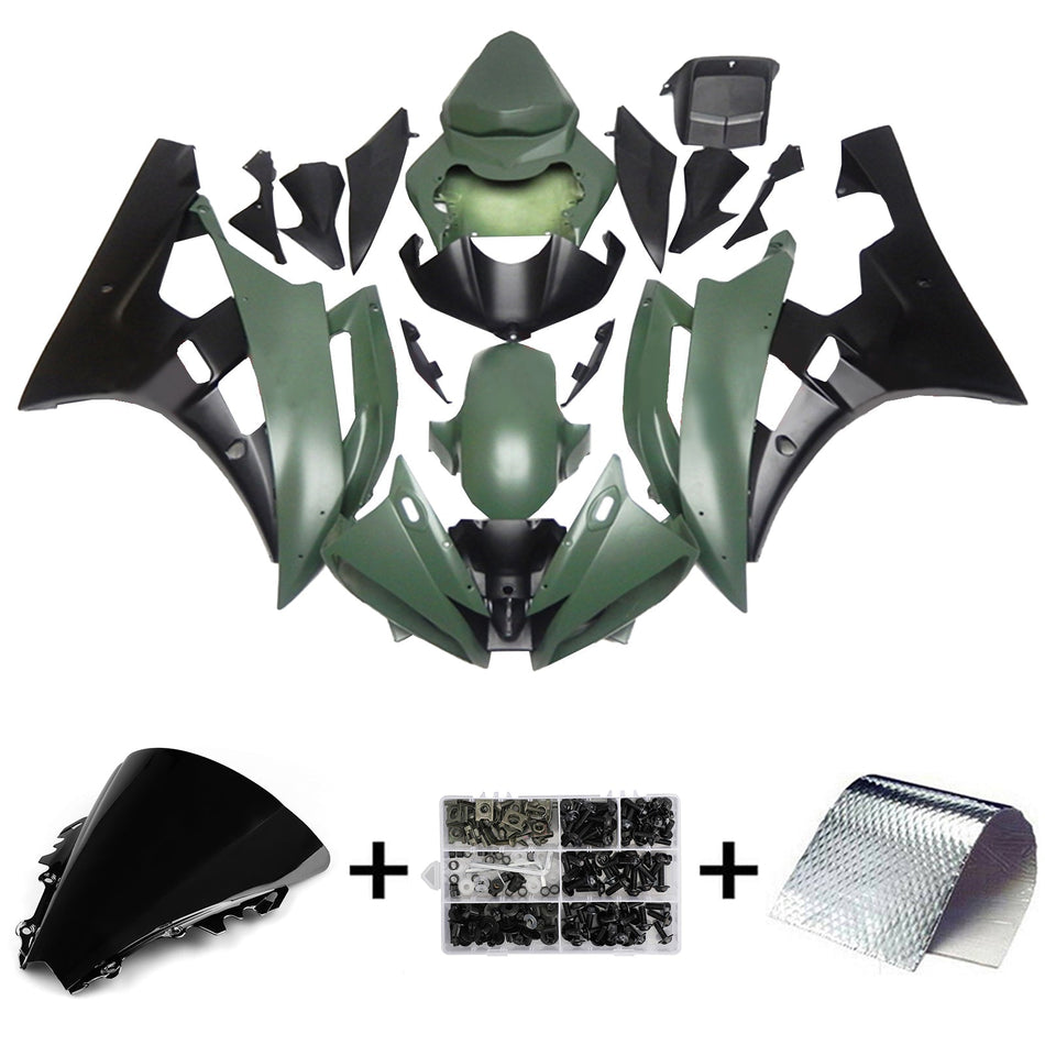 2006-2007 ヤマハ YZF 600 R6 フェアリングキット ボディワーク プラスチック ABS