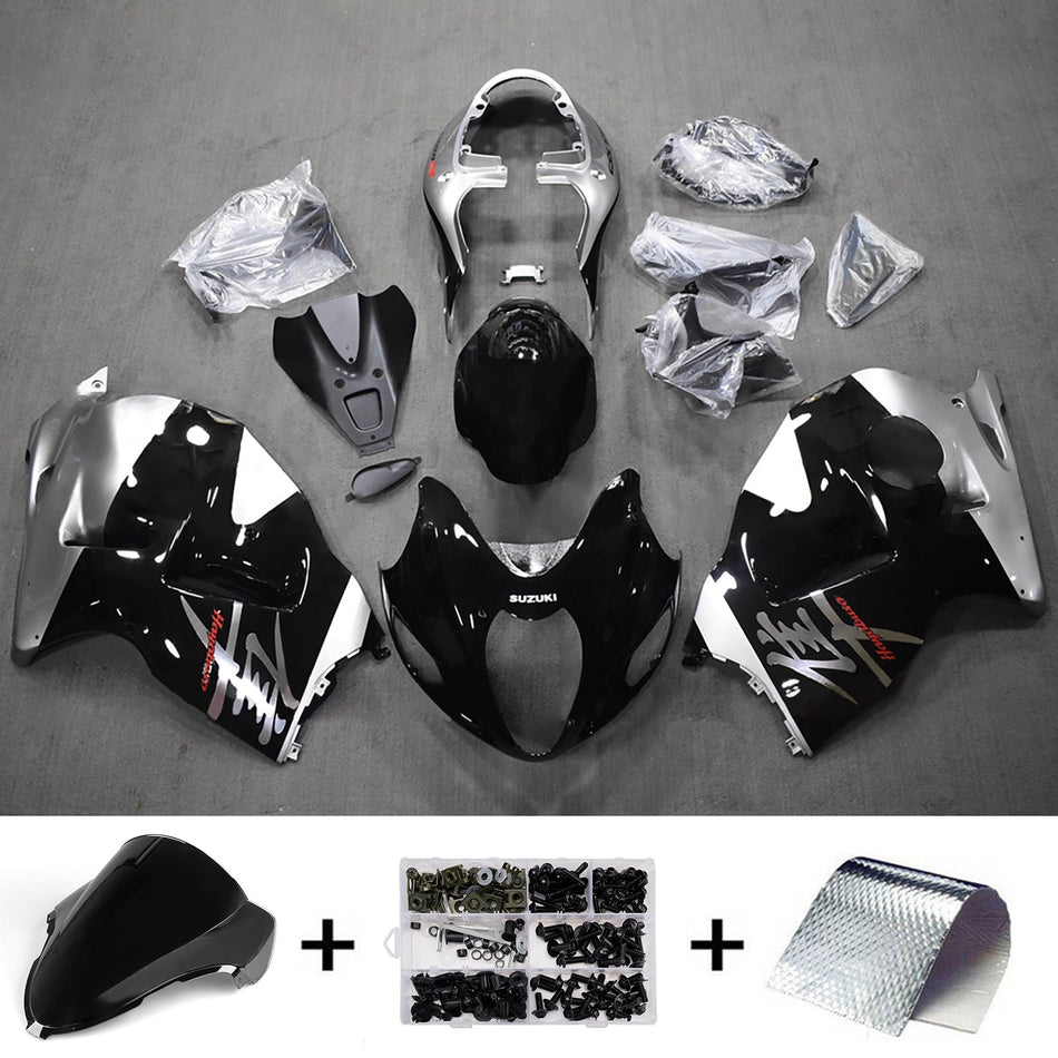 スズキ ハヤブサ GSX1300R 1999-2007 用 インジェクションフェアリングキット ボディワーク プラスチック ABS