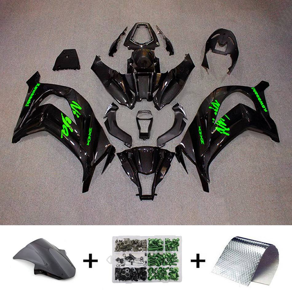 インジェクションフェアリングキット ボディワーク プラスチック ABS カワサキ ZX10R 2011-2015 に適合