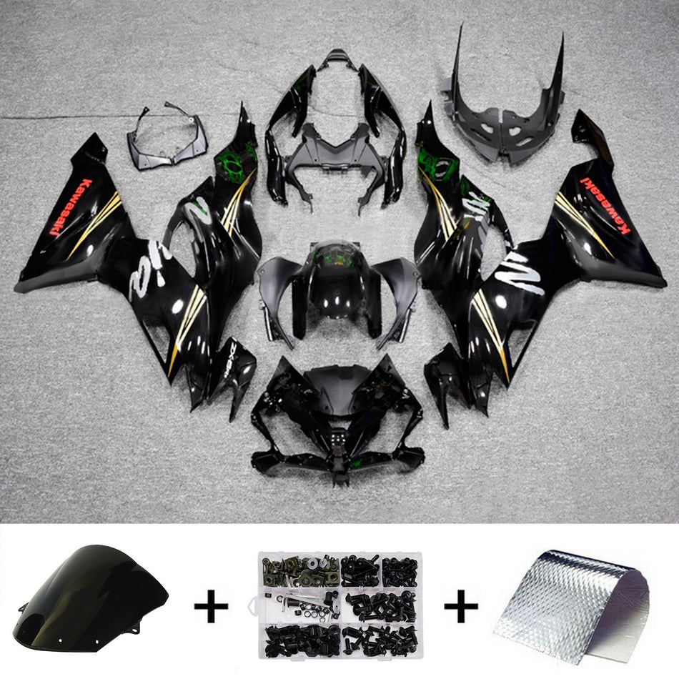 インジェクションフェアリングキット ボディワーク プラスチック ABS カワサキ ZX6R 2019-2023 に適合