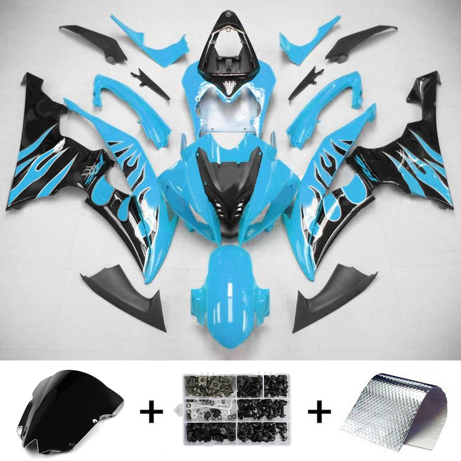 2008-2016 ヤマハ YZF 600 R6 インジェクションフェアリングキット ボディワーク プラスチック ABS #130