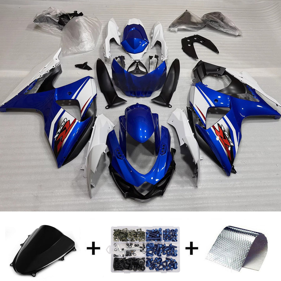 スズキ GSXR1000 2009-2016 K9用 インジェクションフェアリングキット ボディワーク プラスチック ABS