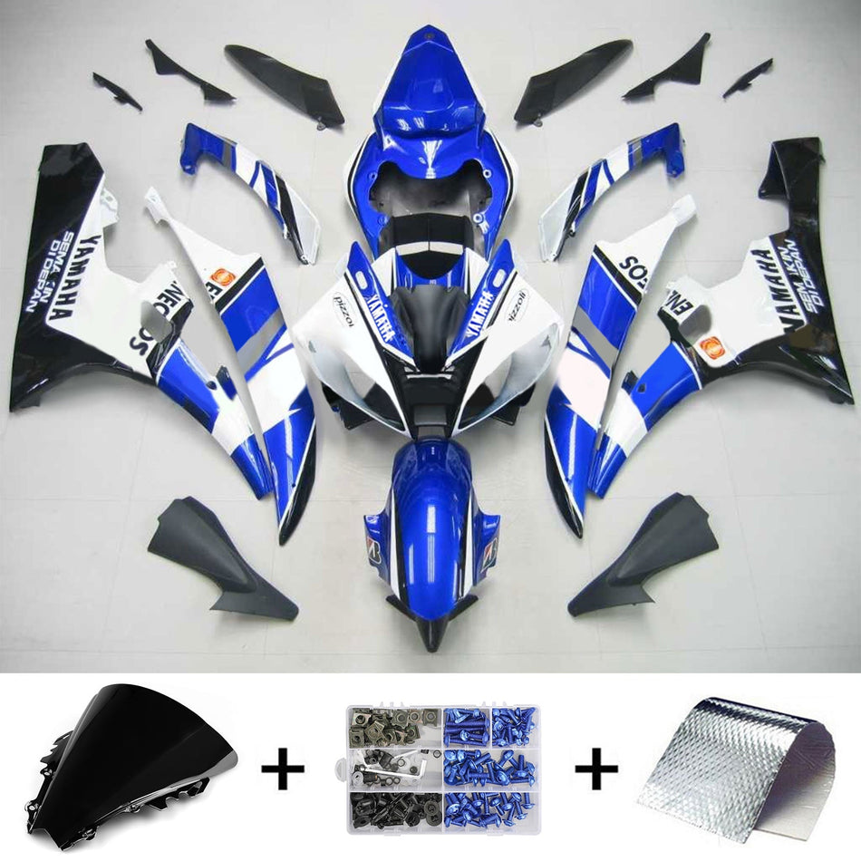 2006-2007 ヤマハ YZF 600 R6 Amotopart インジェクションフェアリングキット ボディワーク プラスチック ABS #122