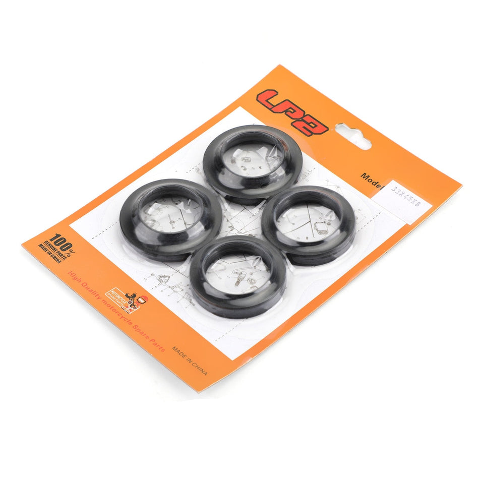 ヤマハ XV250 ルート 66 V-Star Virgo YP125 YP250 85-18 汎用フォークオイルシールワイパーセット