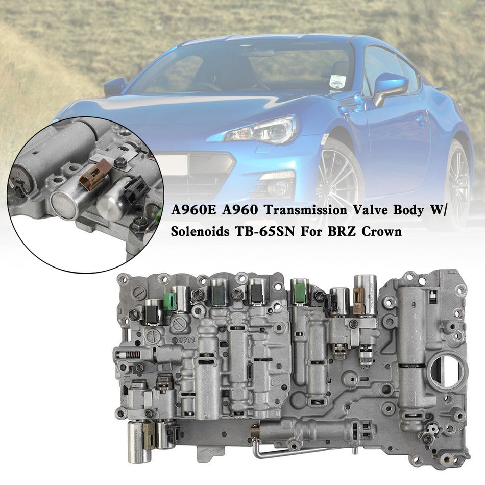 2005-2015 レクサス IS250 2.5L A960E A960 トランスミッションバルブボディ ソレノイド付き TB-65SN