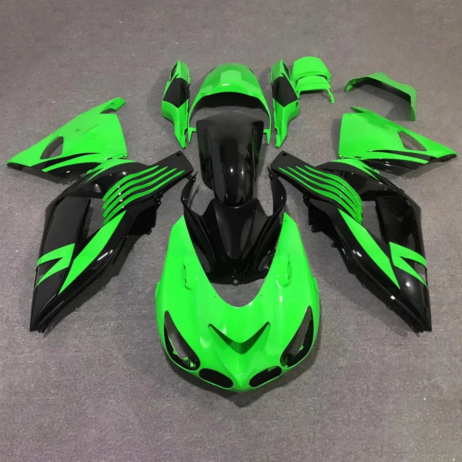 インジェクションフェアリングキット ボディワーク Kawasaki ZX14R ZZR1400 2006-2011 に適合
