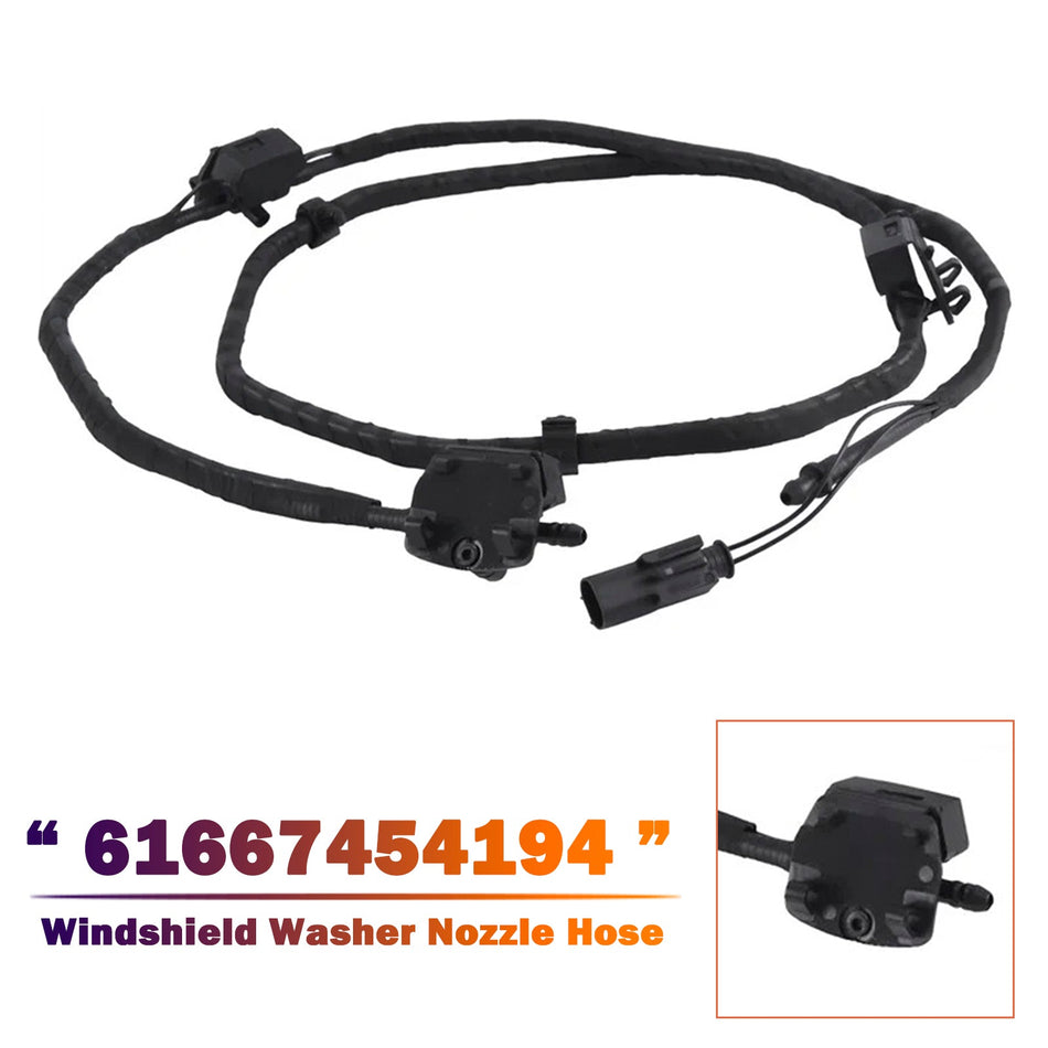 BMW X1 F48 2015-2022用ウィンドシールドウォッシャーノズルホース 61667454194