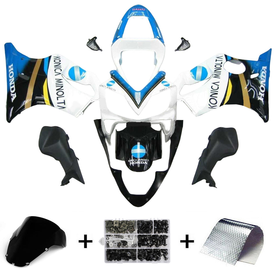 2001-2003 ホンダ CBR600 F4i インジェクションフェアリングキット ボディワーク プラスチック ABS #104