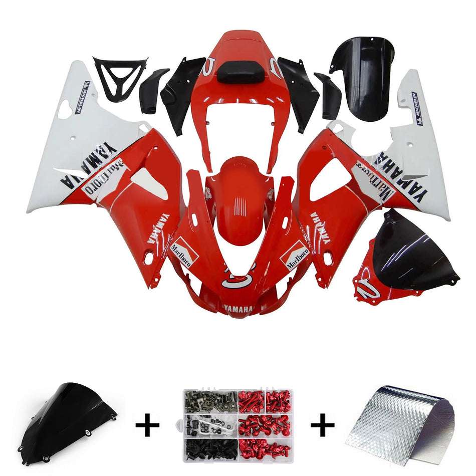 1998-1999 ヤマハ YZF-R1 インジェクションフェアリングキット ボディワーク プラスチック ABS