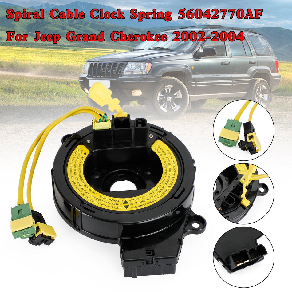 スパイラルケーブル クロックスプリング 56042770AF ジープ グランドチェロキー 2002-2004 汎用