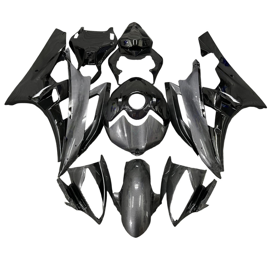 インジェクションフェアリングキット ボディワーク プラスチック ABS ヤマハ YZFR6 YZF-R6 2006-2007用