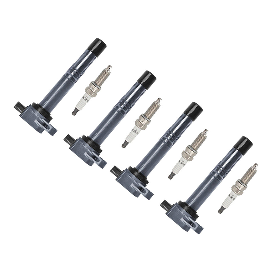 2008-2012 ホンダ アコード 2.4L L4 4x イグニッションコイル + スパークプラグ UF602 フェデックスエクスプレス