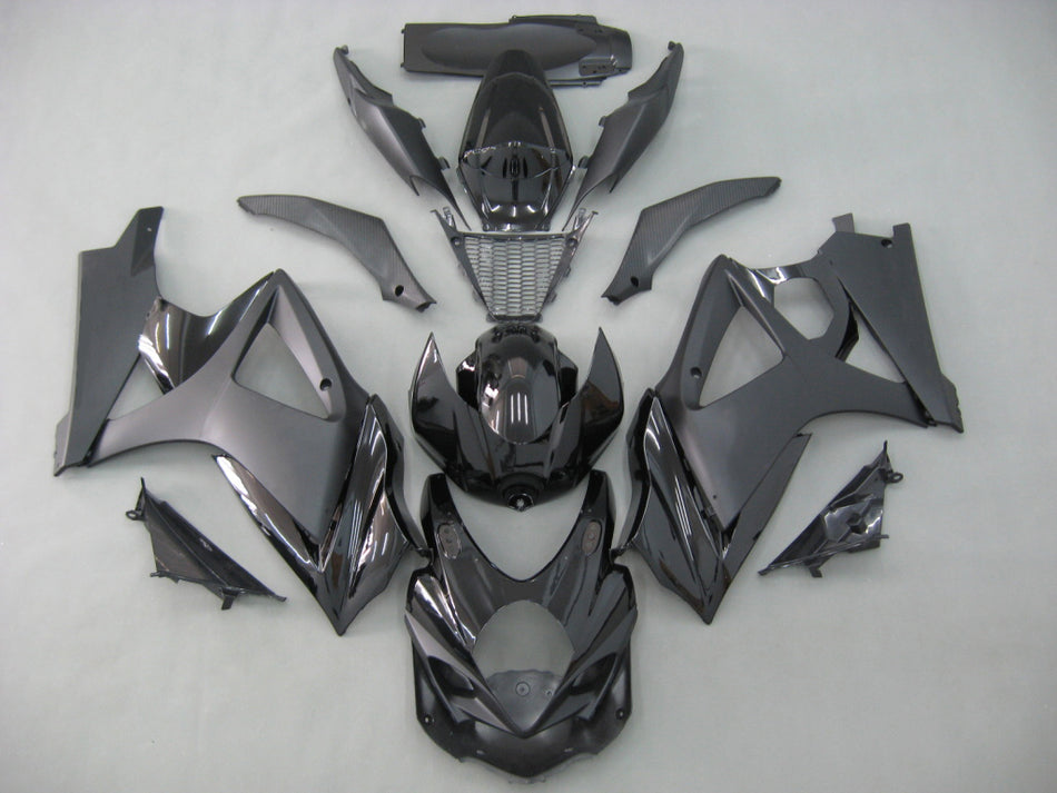 2007-2008 スズキ GSXR 1000 オールブラック GSXR レーシング Amotopart フェアリング カスタムフェアリング
