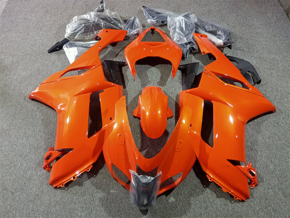 2007-2008 カワサキ ZX6R 636 インジェクションフェアリングキット ボディワーク プラスチック ABS #22