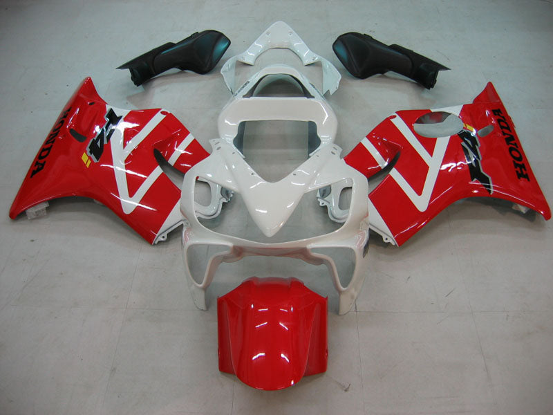 2001-2003 ホンダ CBR 600 F4i Amotopart フェアリング レッド &amp; ホワイト F4i レーシング カスタム フェアリング