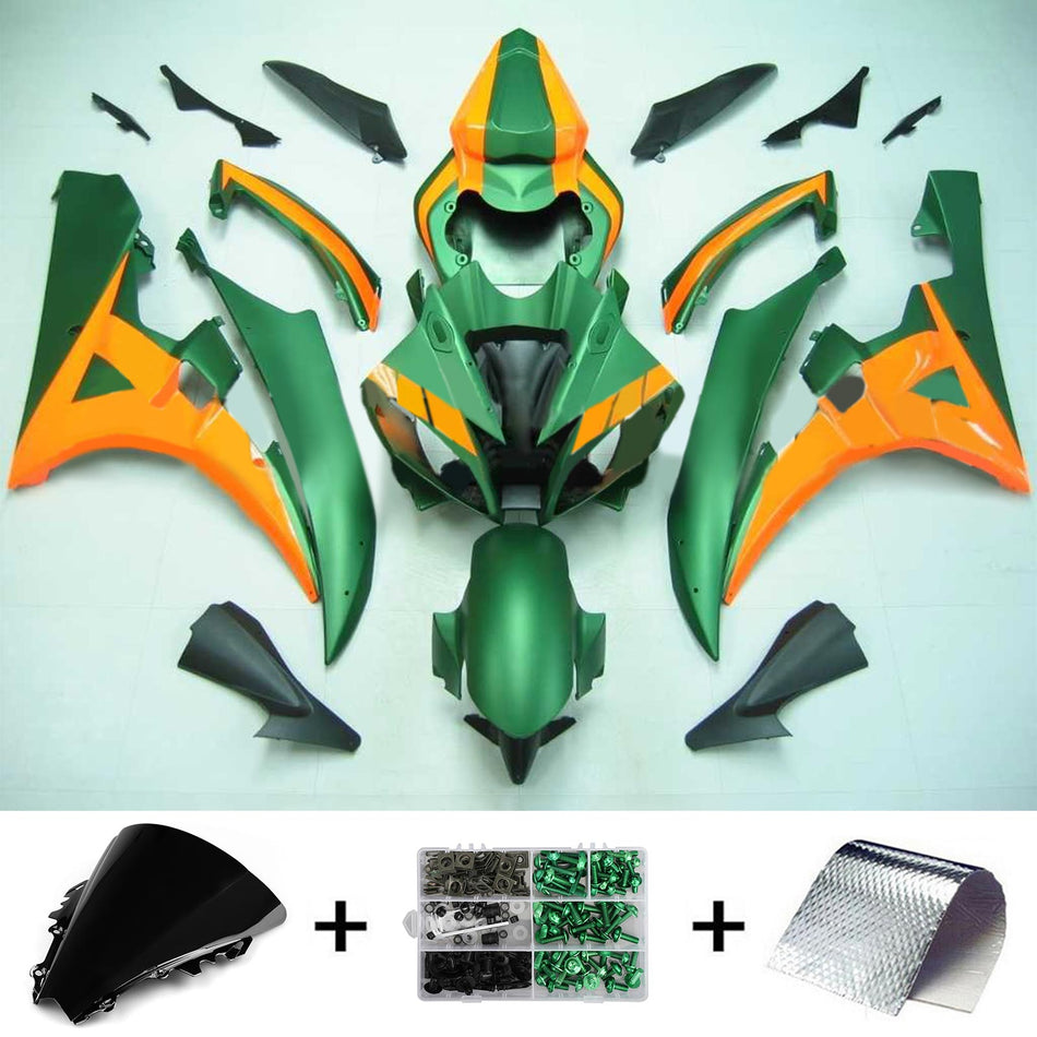 2006-2007 ヤマハ YZF 600 R6 Amotopart インジェクションフェアリングキット ボディワーク プラスチック ABS #130