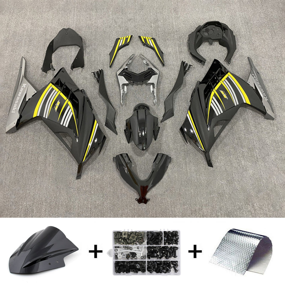 2013-2024 カワサキ EX300/Ninja300 インジェクションフェアリングキット ボディワーク プラスチック ABS