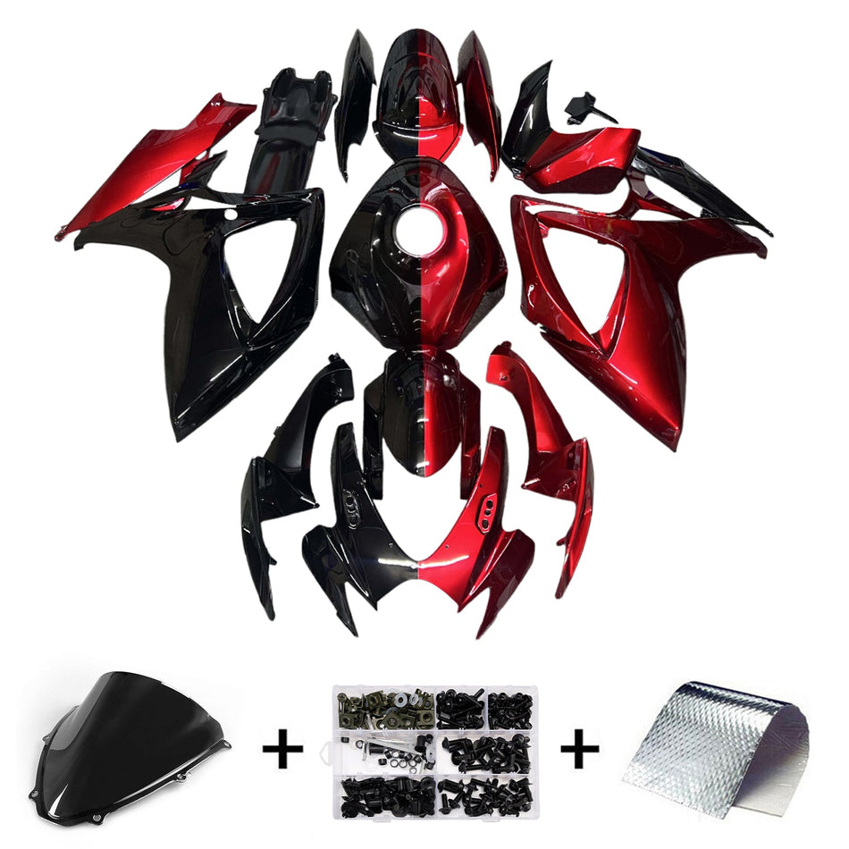 スズキ GSXR 600/750 2006-2007 K6 用 インジェクションフェアリングキット ボディワーク プラスチック ABS