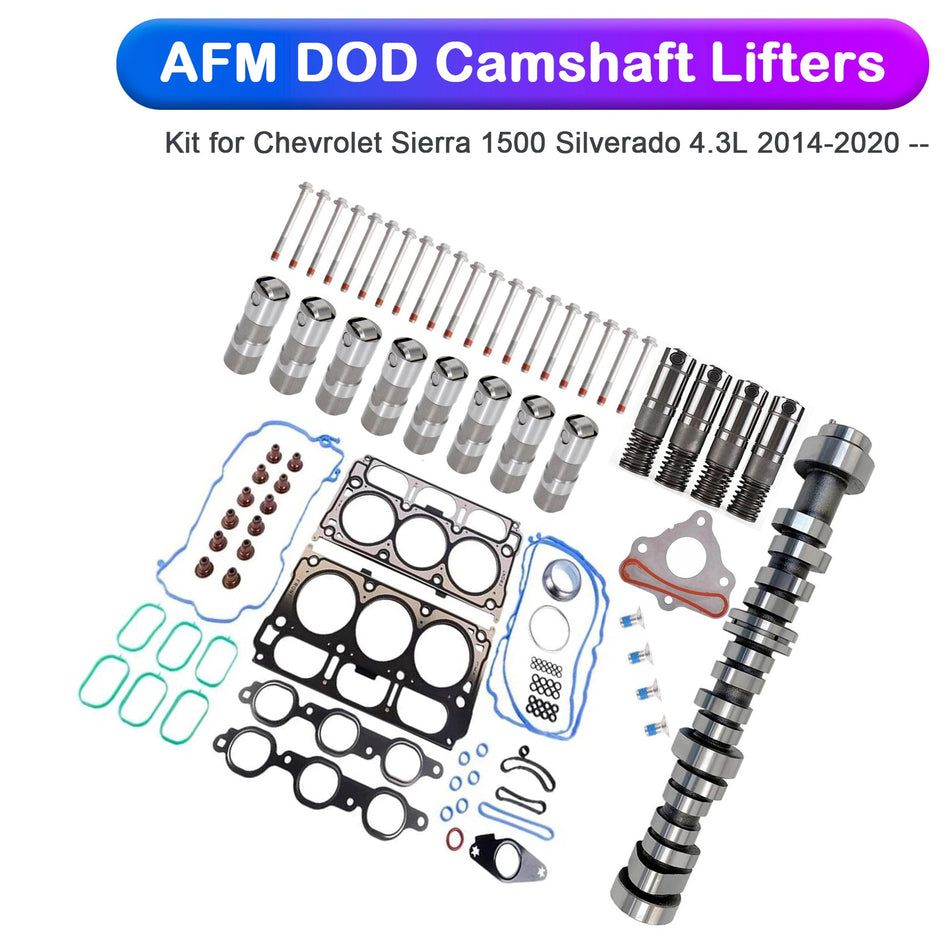 2014-2020年式シボレー シエラ 1500 シルバラード 4.3L AFM DOD カムシャフトリフターキット 12499225