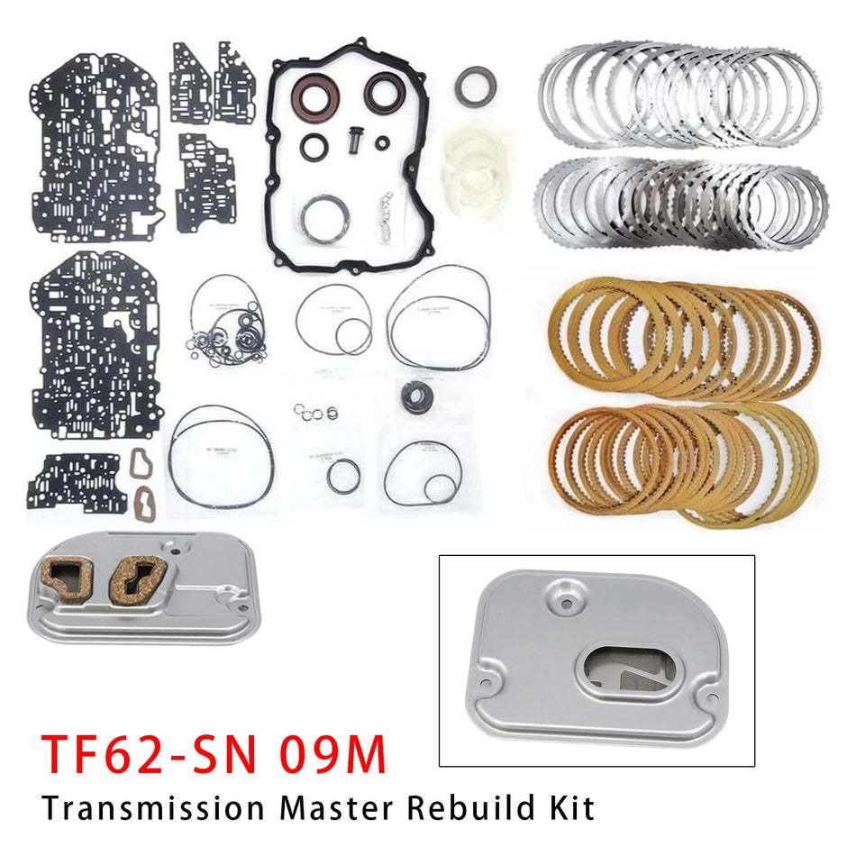 TF62-SN 09M オートマチックトランスミッションマスターリビルドキット オーバーホールクラッチ VW TIGUAN用