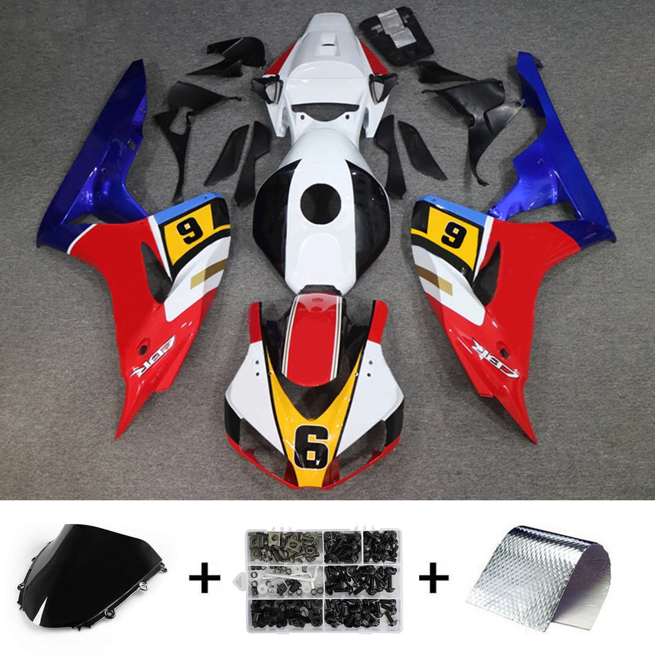 ホンダ CBR1000RR 2006-2007 用インジェクション フェアリングキット ボディワーク プラスチック ABS