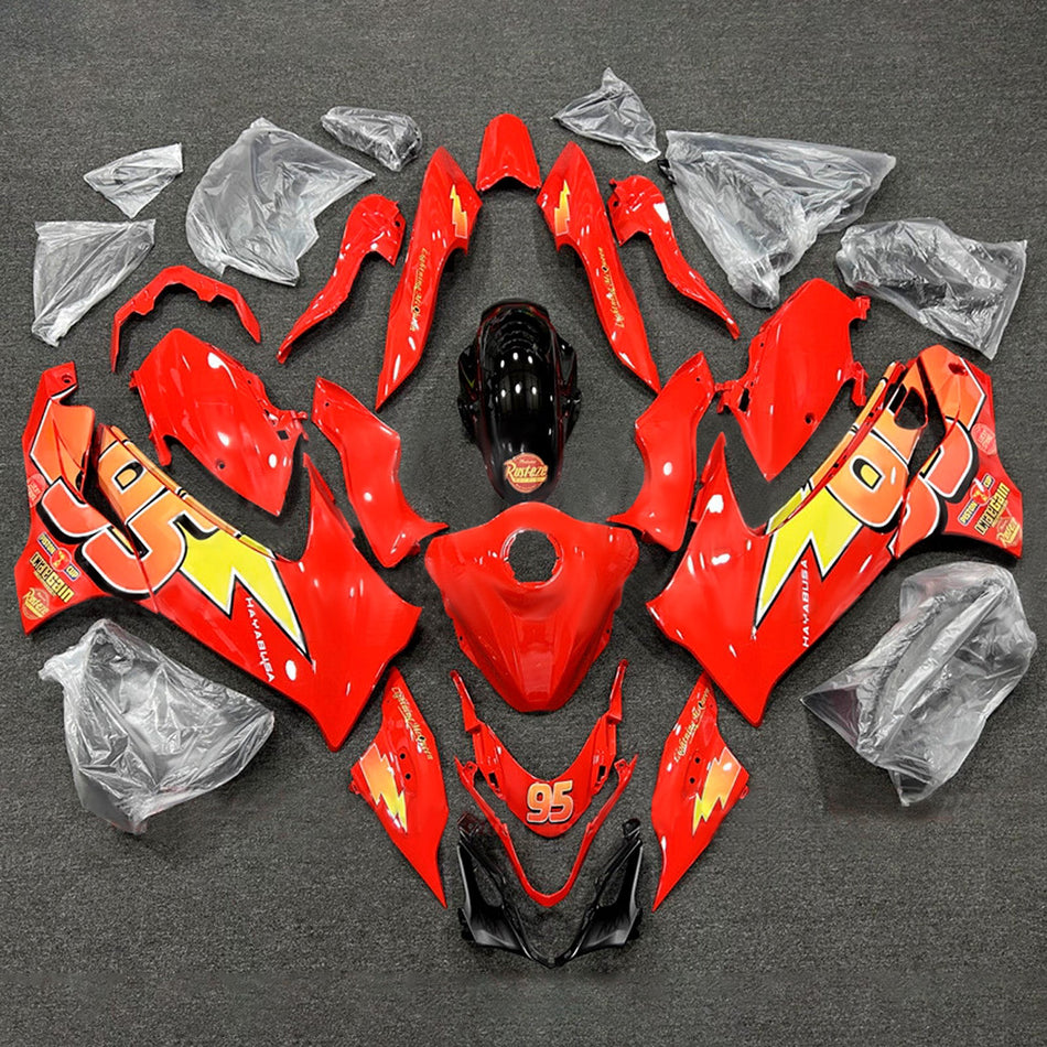 スズキ ハヤブサ GSX1300R 2021-2025 用 インジェクションフェアリングキット ボディワーク ABS