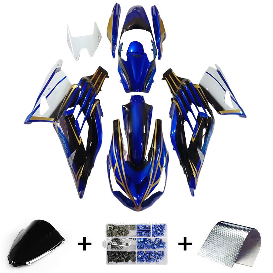 2012-2022 カワサキ ZX14R ZZR1400 インジェクションフェアリングキット ボディワーク
