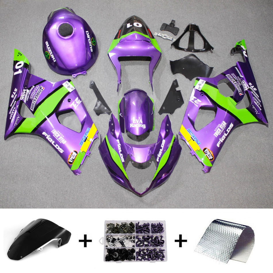 スズキ GSXR1000 2003-2004 K3用 インジェクションフェアリングキット ボディワーク プラスチック ABS