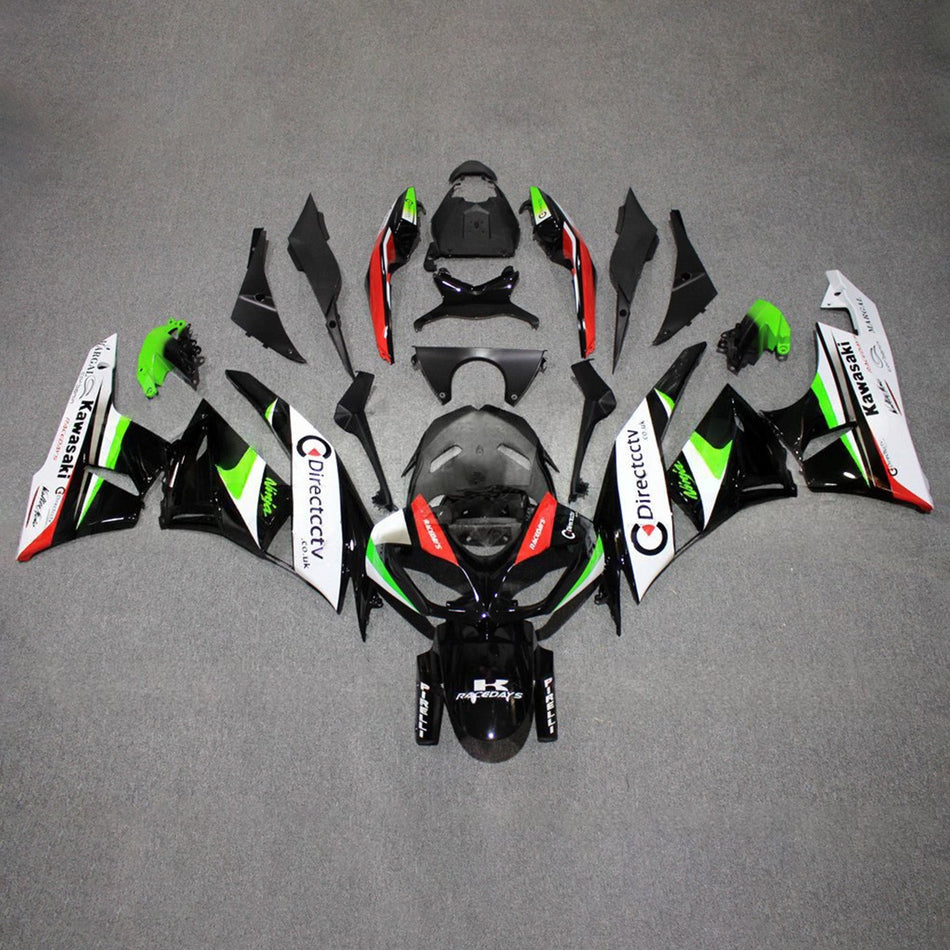 インジェクションフェアリングキット ボディワーク プラスチック ABS カワサキ ZX6R 636 2009-2012 に適合