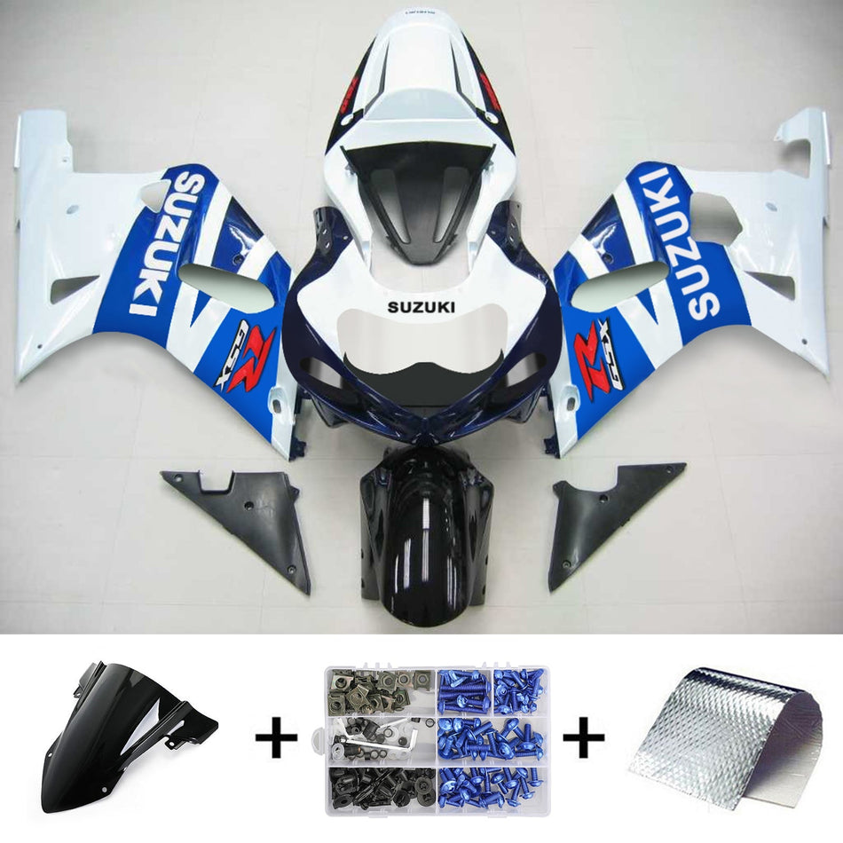 2001-2003 スズキ GSXR750 K1 Amotopart インジェクションフェアリングキット ボディワーク プラスチック ABS #113