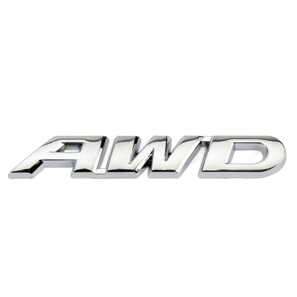 AWD ワードレター メタルカートラックステッカー エンブレムバッジデカール 自動車 汎用