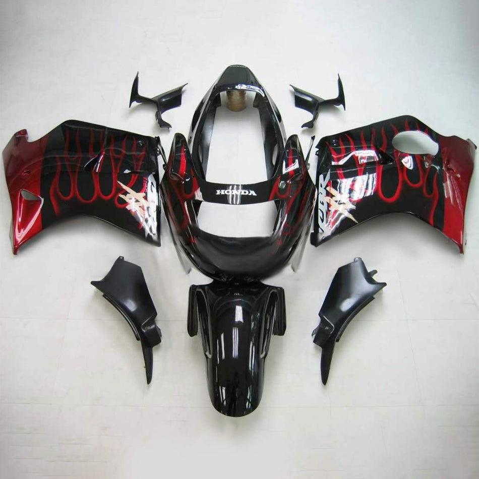 1996-2007 ホンダ CBR1100XX スーパーブラックバード Amotopart インジェクションフェアリングキット ボディワーク ABS #102