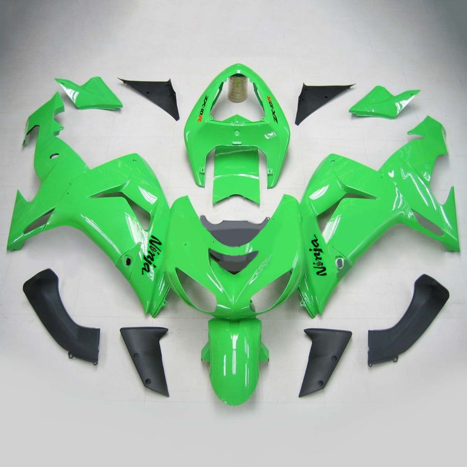 2006-2007 カワサキ ZX10R Amotopart インジェクションフェアリングキット ボディワーク プラスチック ABS #118