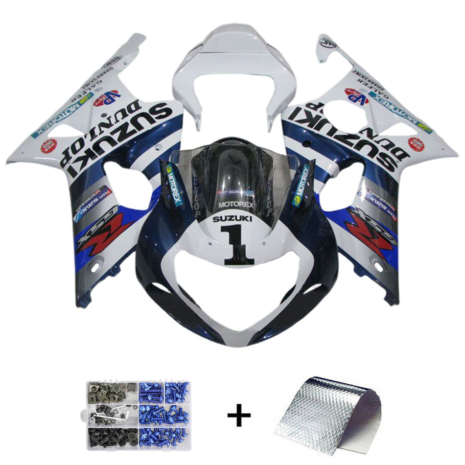 2001-2003 スズキ GSXR600 2000-2003 GSXR750 K1 インジェクションフェアリングキット ボディワーク