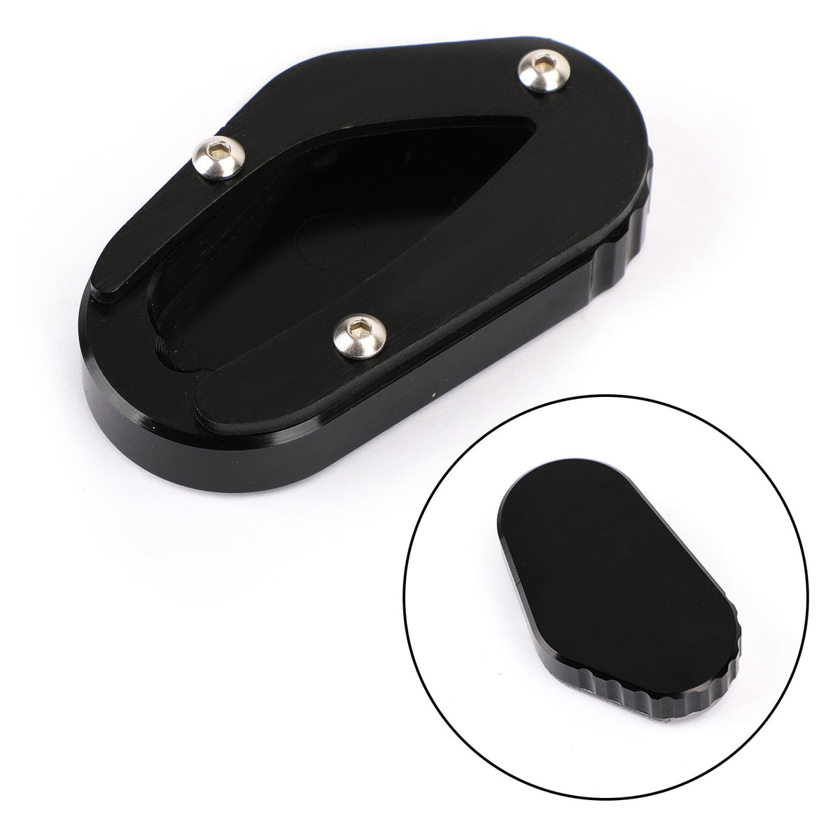 Kickstand Enlarge Plate Pad fit for TRIUMPH Bonneville T100 18-2020 T120 16-20