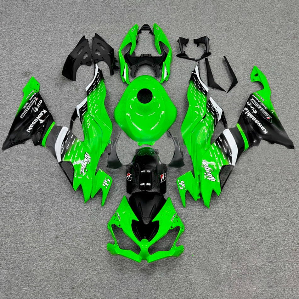 インジェクションフェアリングキット ボディワーク プラスチック ABS カワサキ ZX6R 2019-2023 に適合