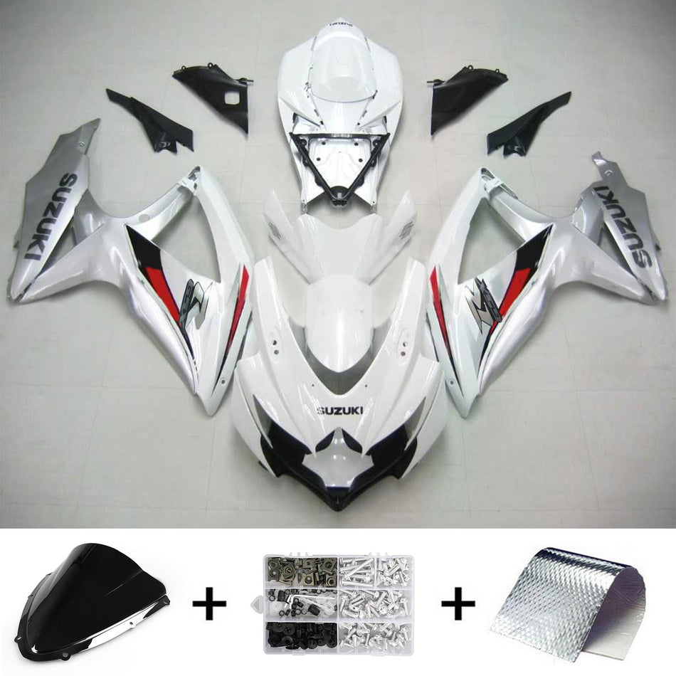 2008-2010 スズキ GSXR 600/750 K8 インジェクションフェアリングキット ボディワーク プラスチック ABS