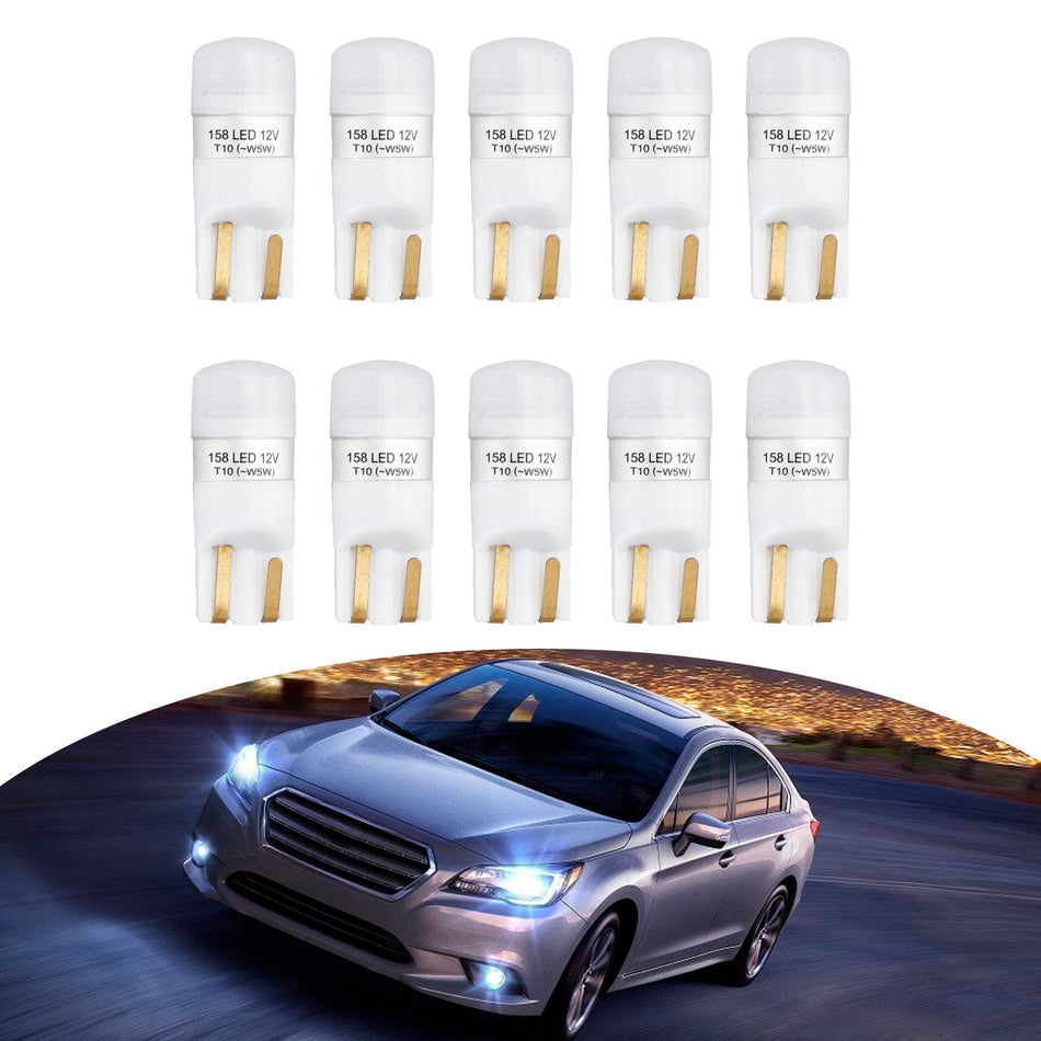 HELLA LED レトロフィット 158W LED/T10 W5W 12V 1W W2.1X9.5D 6000K 10X