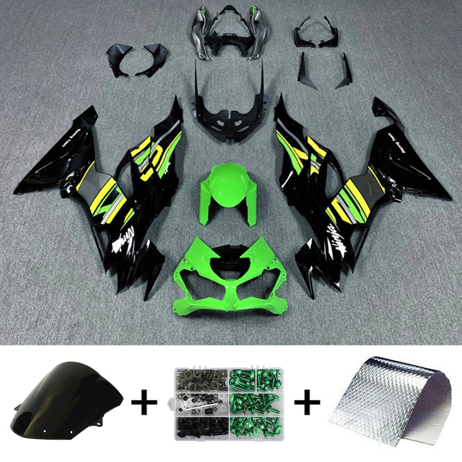 2019-2022 カワサキ ZX6R Amotopart インジェクションフェアリングキット ボディワーク プラスチック ABS #109