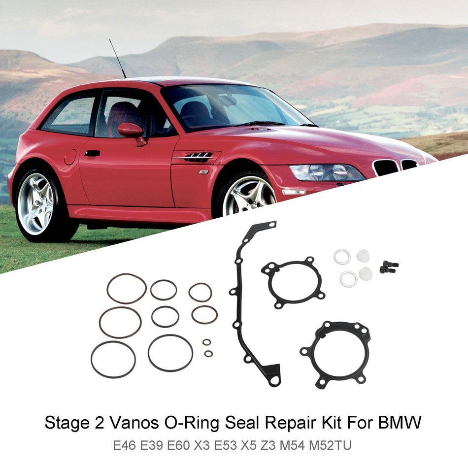 ステージ 2 Vanos O リング シール修理キット BMW E46 E39 E60 X3 E53 X5 Z3 M54 M52TU 汎用
